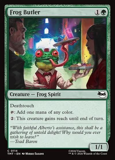 Frog Butler 114 Teenage Mutant Ninja Turtles Magic card