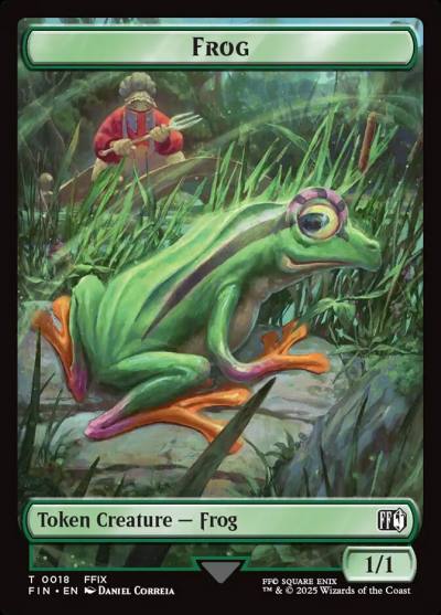 Frog TFIN-18 Final Fantasy Tokens Magic card