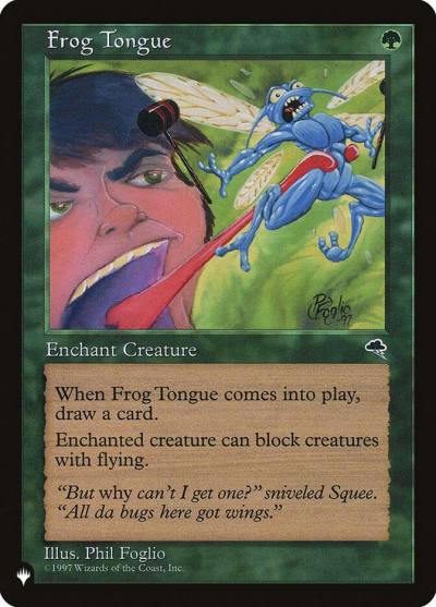 Frog Tongue PLST-TMP-228 The List Magic card