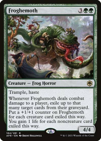 Froghemoth AFR-184 Adventures in the Forgotten Realms Magic card