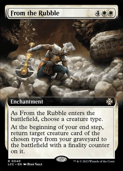 From the Rubble LCC-40 The Lost Caverns of Ixalan Commander Magic card