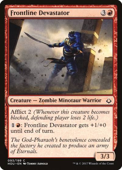 Frontline Devastator HOU-93 Hour of Devastation Magic card