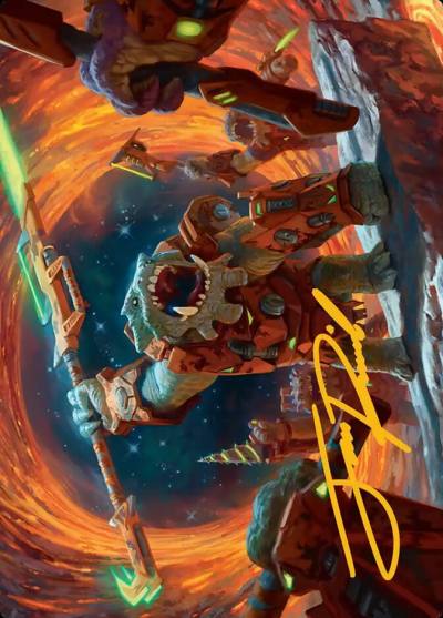 Frontline War-Rager // Frontline War-Rager AEOE-16 Edge of Eternities Art Series Magic card