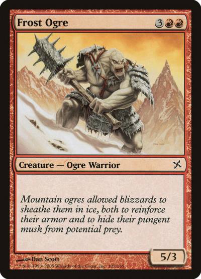 Frost Ogre 102 Betrayers of Kamigawa Magic card
