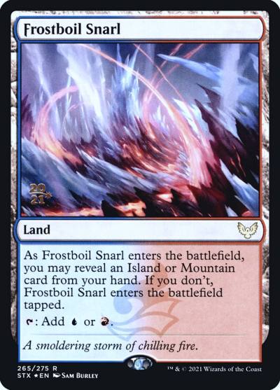 Frostboil Snarl PSTX-265S Strixhaven: School of Mages Promos Magic card
