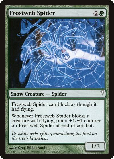 Frostweb Spider 109 Coldsnap Magic card