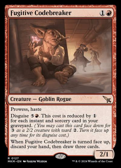 Fugitive Codebreaker MKM-127 Murders at Karlov Manor Magic card