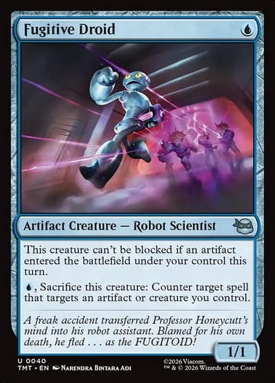 Fugitive Droid 40 Teenage Mutant Ninja Turtles Magic card