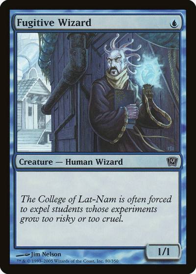 Fugitive Wizard 9ED-80STAR Ninth Edition Magic card