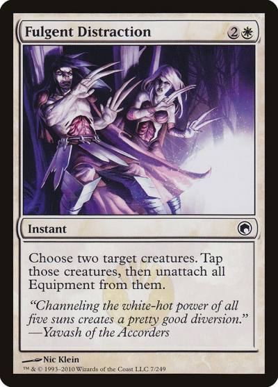 Fulgent Distraction SOM-7 Scars of Mirrodin Magic card