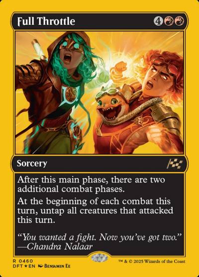 Full Throttle DFT-460 Aetherdrift Magic card