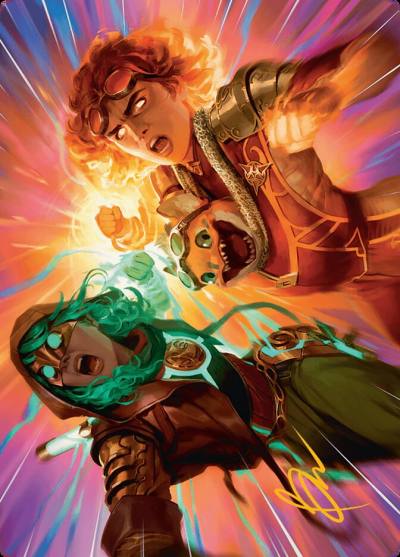 Full Throttle // Full Throttle ADFT-23 Aetherdrift Art Series Magic card