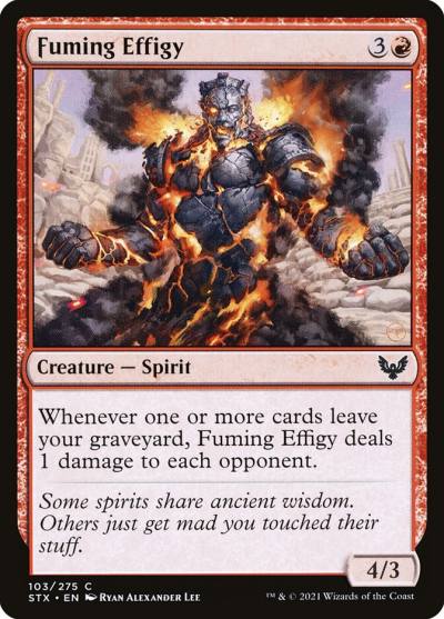 Fuming Effigy 103 Strixhaven: School of Mages Magic card