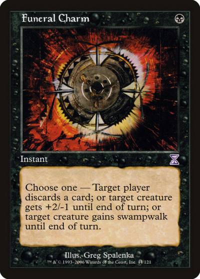 Funeral Charm TSB-44 Time Spiral Timeshifted Magic card
