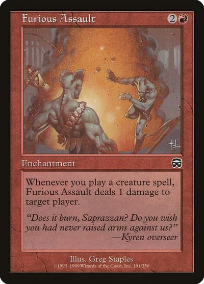 Furious Assault MMQ-191 Mercadian Masques Magic card