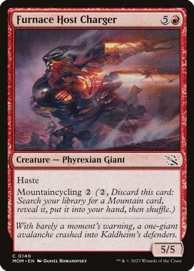 Furnace Host Charger 140 March of the Machine Magic card