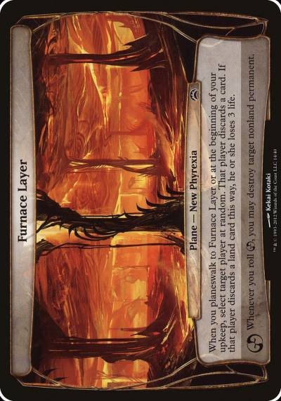 Furnace Layer OPC2-14 Planechase 2012 Planes Magic card