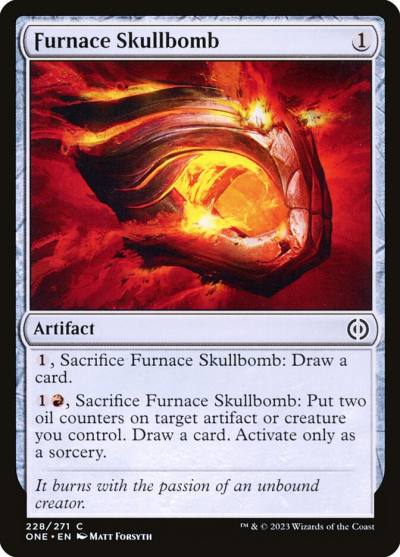 Furnace Skullbomb ONE-228 Phyrexia: All Will Be One Magic card