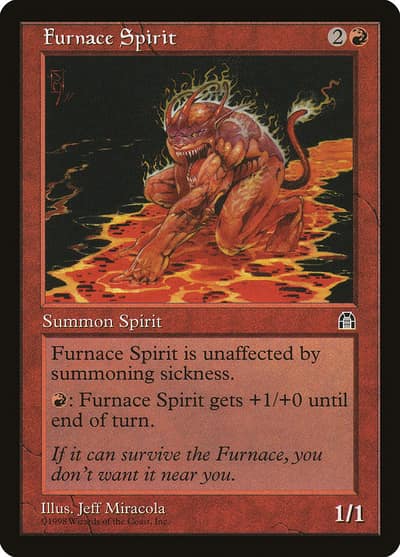 Furnace Spirit 87 Stronghold Magic card