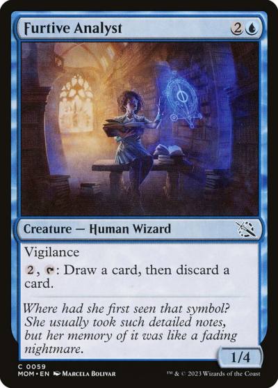 Furtive Analyst MOM-59 March of the Machine Magic card