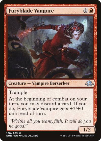 Furyblade Vampire EMN-128 Eldritch Moon Magic card