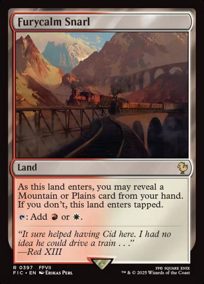 Furycalm Snarl FIC-397 Final Fantasy Commander Magic card