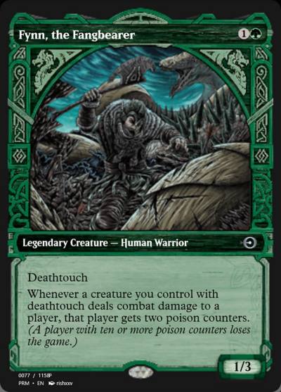 Fynn, the Fangbearer PRM-88354 Magic Online Promos Magic card