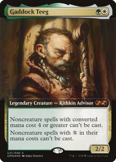 Gaddock Teeg PUMA-U21 Ultimate Box Topper Magic card