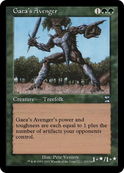 Gaea's Avenger ME4-155 Masters Edition IV Magic card