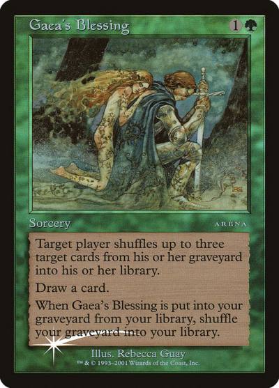 Gaea's Blessing PAL01-12 Arena League 2001 Magic card