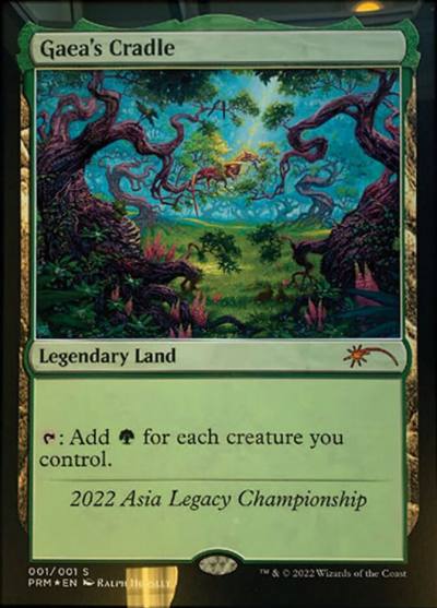Gaea's Cradle OLGC-2022A Legacy Championship Magic card