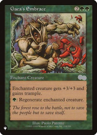 Gaea's Embrace PLST-USG-255 The List Magic card