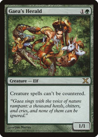 Gaea's Herald 10E-265 Tenth Edition Magic card