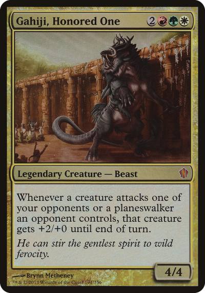 Gahiji, Honored One OC13-191 Commander 2013 Oversized Magic card