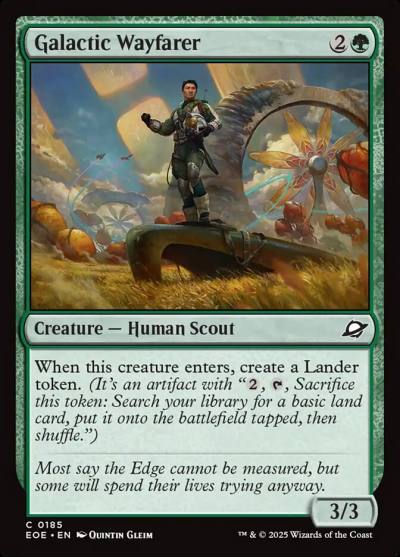 Galactic Wayfarer EOE-185 Edge of Eternities Magic card