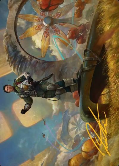 Galactic Wayfarer // Galactic Wayfarer AEOE-21 Edge of Eternities Art Series Magic card