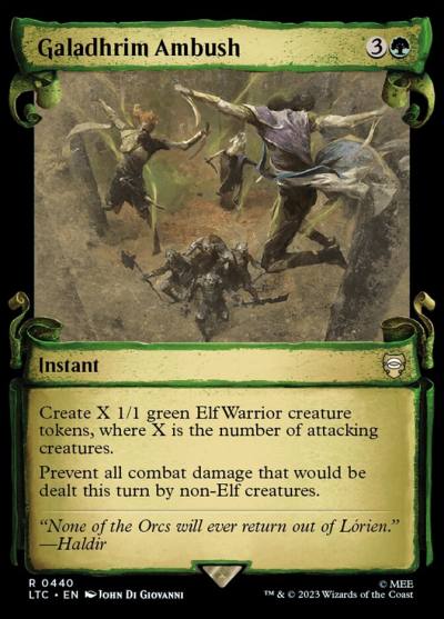 Galadhrim Ambush LTC-440 Tales of Middle-earth Commander Magic card