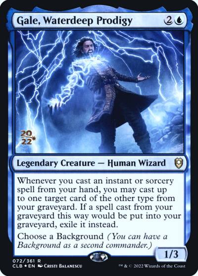 Gale, Waterdeep Prodigy PCLB-72S Battle for Baldur's Gate Promos Magic card