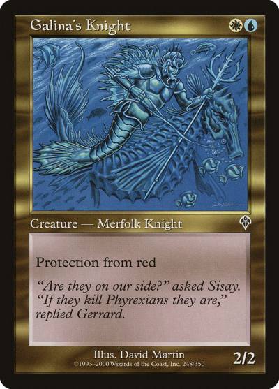 Galina's Knight 248 Invasion Magic card