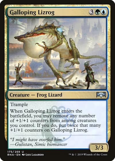 Galloping Lizrog 175 Ravnica Allegiance Magic card