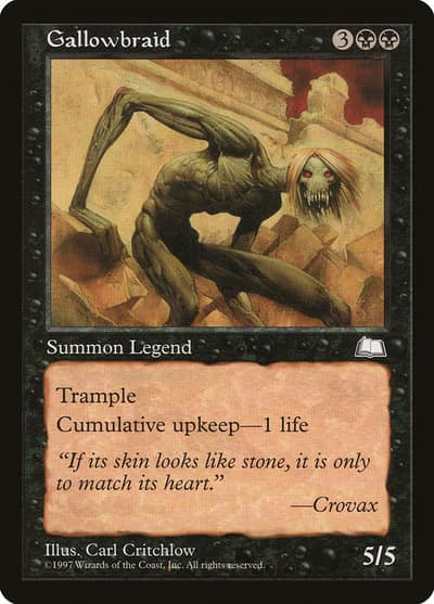 Gallowbraid 70 Weatherlight Magic card