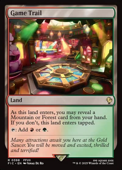 Game Trail FIC-398 Final Fantasy Commander Magic card