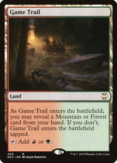 Game Trail NCC-405 New Capenna Commander Magic card