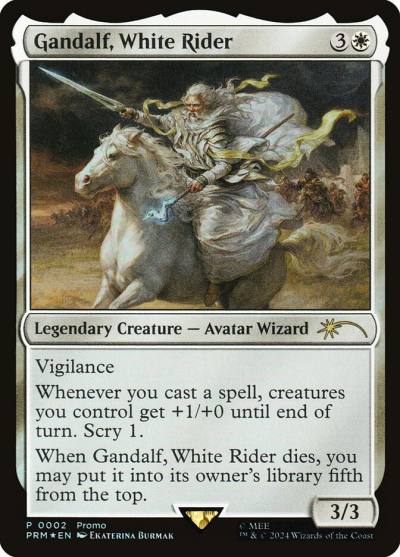 Gandalf, White Rider PLTC-2 Tales of Middle-earth Deluxe Commander Kit Magic card