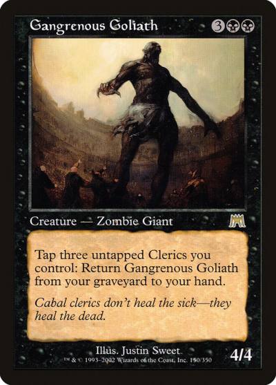 Gangrenous Goliath ONS-150 Onslaught Magic card