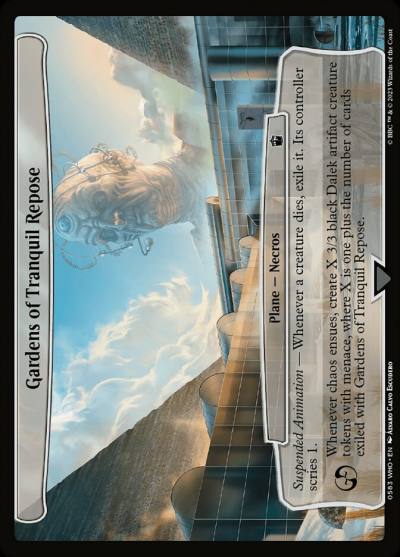 Gardens of Tranquil Repose WHO-583 Doctor Who Magic card