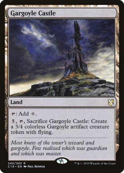 Gargoyle Castle C19-245 Commander 2019 Magic card