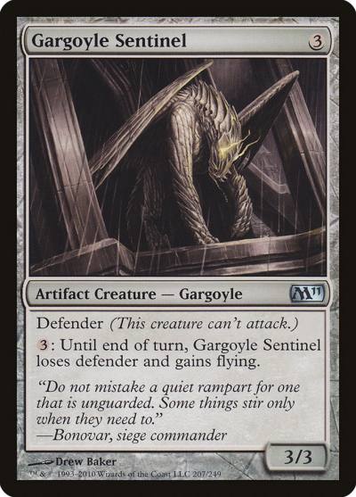 Gargoyle Sentinel M11-207 Magic 2011 Magic card