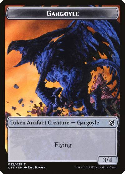 Gargoyle TC19-22 Commander 2019 Tokens Magic card