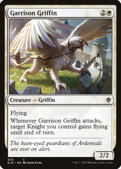 Garrison Griffin ELD-305 Throne of Eldraine Magic card